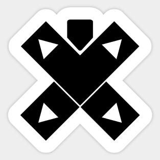 Wrestlethon 'Kid' Logo - Black Sticker